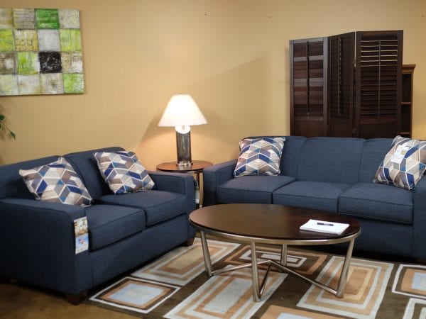 Fandango Indigo sofa and love seat Pittsburgh Furniture