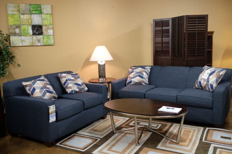 Fandango Indigo sofa and love seat Pittsburgh Furniture