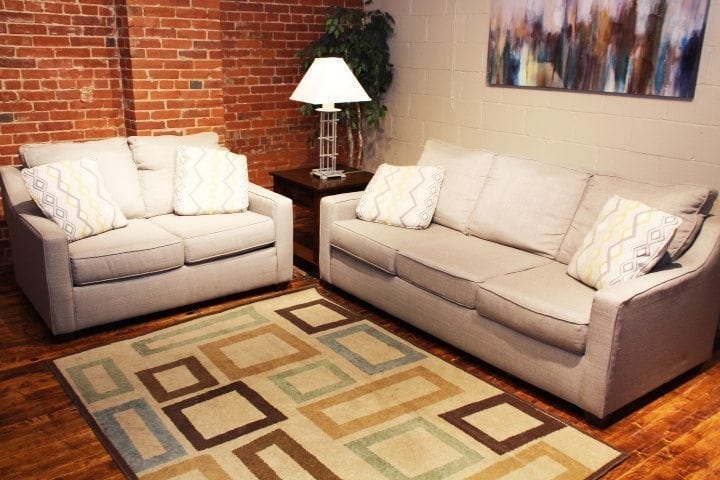 Pittsburgh Furniture Leasing & Sales Bounce Canvas sofa and love seat set
