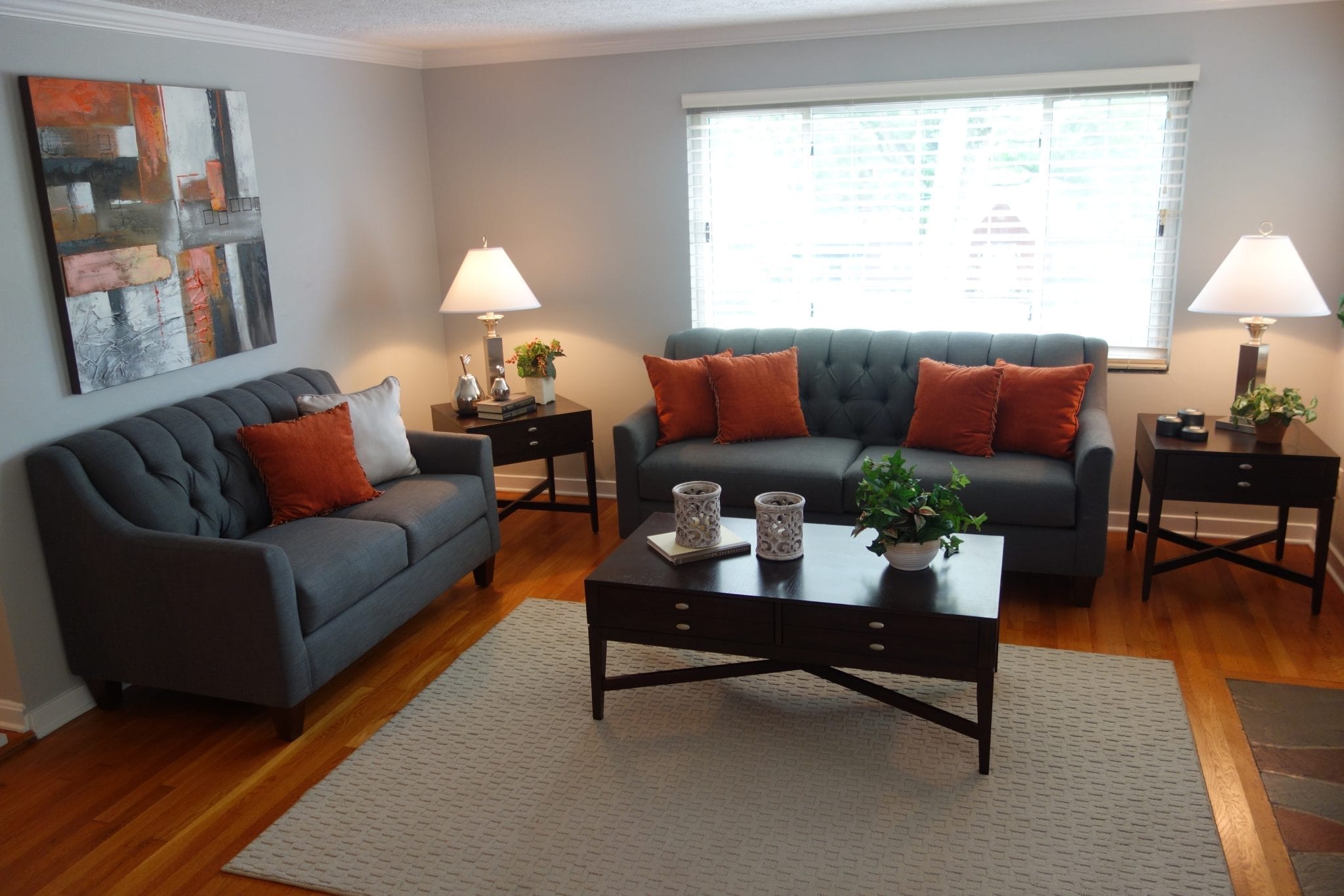 Aquantas Interiors Home Staging Services provided by Pittsburgh Furniture Leasing.